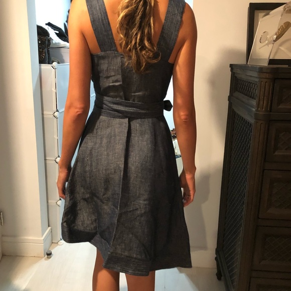 Alexis Denim Wrap Dress XS - Picture 5 of 6
